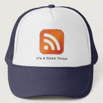 RSS It's A Geek Thing Baseball Cap hats