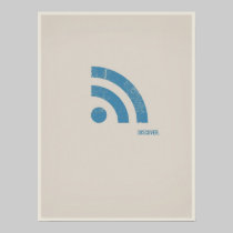 RSS minimalistic poster posters