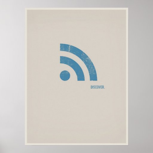 RSS minimalistic poster