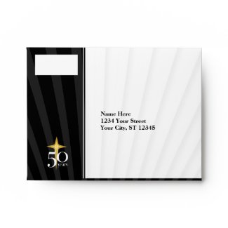 RSVP 50 Year Church Anniversary Envelope envelope