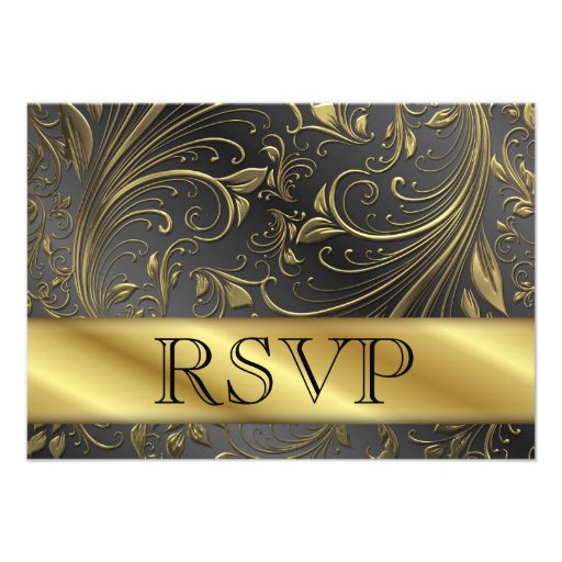 RSVP 50th Gold Anniversary Card