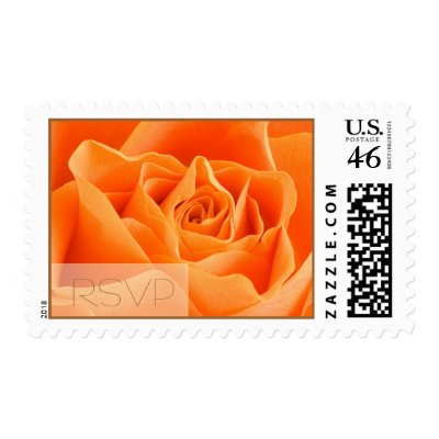 RSVP Autumn Rose Postage Stamp