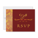 RSVP - Autumn Wedding Invitations invitation