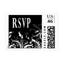 RSVP Black & White Stamp