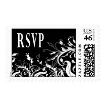 RSVP Black & White Stamp
