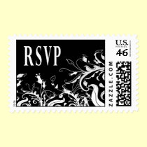 RSVP Black & White Stamp stamps