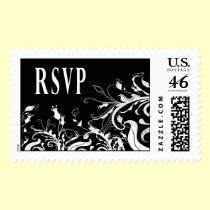 RSVP Black & White Stamp stamps