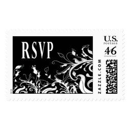 RSVP Black & White Stamp stamp