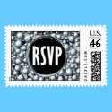 RSVP Blue Chrome postage