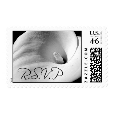RSVP Calla Lily B/W Stamps