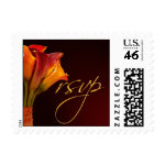 RSVP Calla Lily Wedding Postage stamp