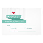 RSVP Card Modern Ribbon Collection Announcements