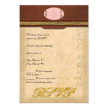 RSVP Card  - Portrait Custom Invitation