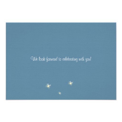 RSVP Card Whimsy Fireflies