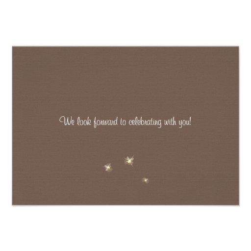 RSVP Card Whimsy Fireflies