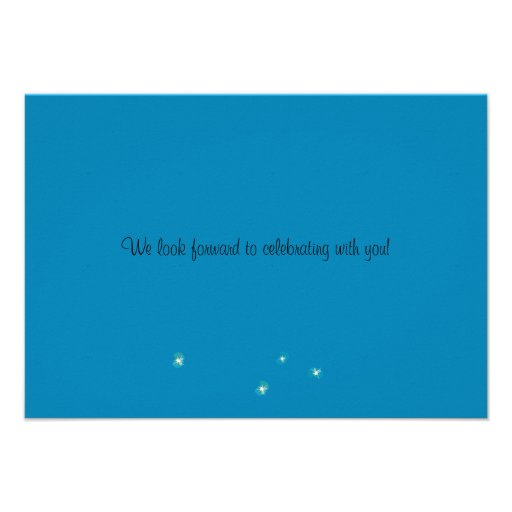 RSVP Card Whimsy Fireflies and Mason Jar