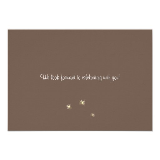 RSVP Card Whimsy Fireflies and Mason Jar