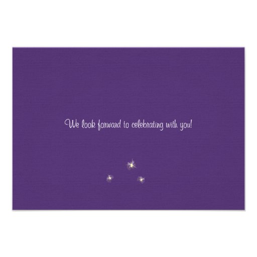 RSVP Card Whimsy Fireflies Custom Announcement