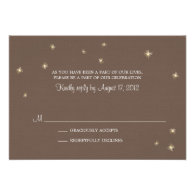 RSVP Card Whimsy Fireflies Invitations