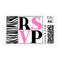 RSVP Chic Wild Zebra postage