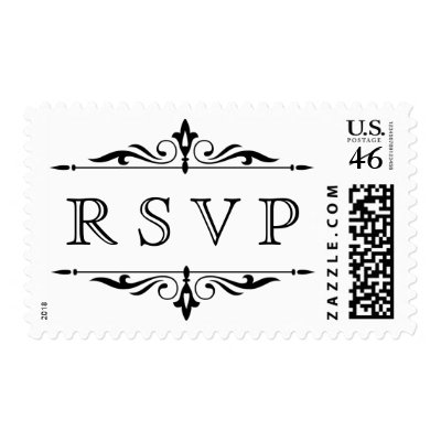 RSVP Classic Postage Stamp