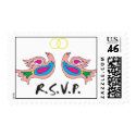 RSVP Colorful Birds Postage postage