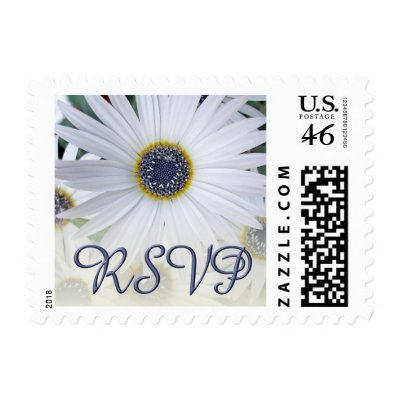 RSVP daisy stamp