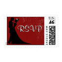 RSVP Dancing Couple postage by Designdivaad RSVP Dancing Couple postage