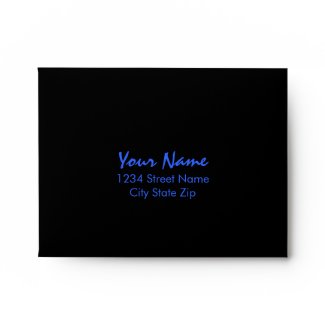 RSVP Envelope Blue Stripe Liner