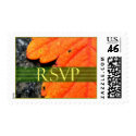 RSVP Fall Event And Wedding Postage Stamp stamp