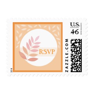 RSVP Fine Orange Stamp stamp