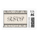 RSVP Floral Victorian Custom Postage postage by PrettyPostage RSVP Floral Victorian Custom Postage postage