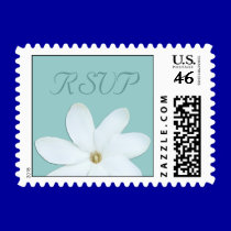 RSVP Flower Postage Stamps stamps