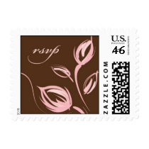 rsvp flower stamp