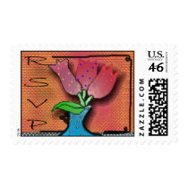 rsvp flowers postage by lissame73 rsvp flowers postage
