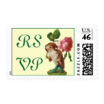 RSVP Gnome with a Rose Stamps
