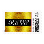 RSVP Gold Black Postage