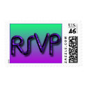 RSVP Green n Plum Postage postage