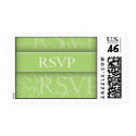 RSVP Green Stamp by MarbiaStudiosWedding RSVP Green Stamp