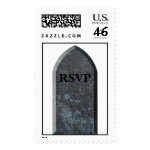 RSVP Halloween Wedding Postage Stamp