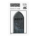 RSVP Halloween Wedding Postage Stamp