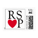 RSVP Heart Stamp stamp