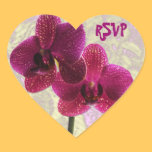 RSVP Heart sticker