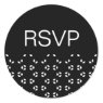 RSVP Hexagon Pattern Sticker