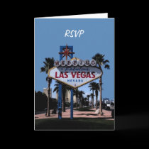 RSVP Las Vegas Wedding Card