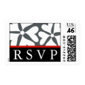 RSVP Love Flower Postage Stamp stamp