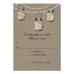 RSVP Mason Jar Wedding Announcement