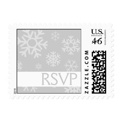 RSVP Multiple Snowflakes Christmas Stamps (Silver)