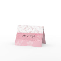 RSVP Pink Flowers Cards