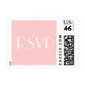 RSVP Pink Invitation Postage Stamp